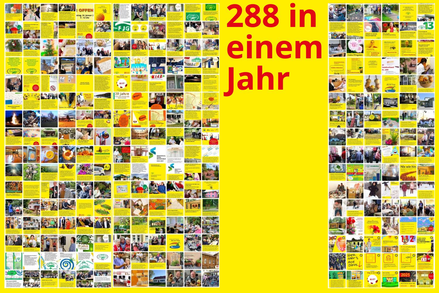 So berichteten wir im Jahr 2025 über den Alltag in unseren Einrichtungen